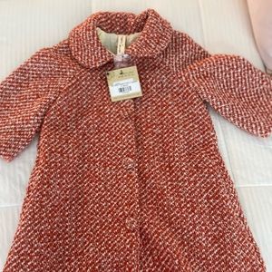 Brand New Adorable Vignette Girls Tweed Coat, 8